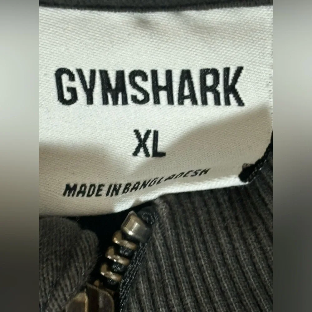 Gymshark Black Cropped Half-Zip Turtleneck Sweatshirt #129 - Picture 3 of 4